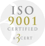 ISO 9001-certifierad av A3Cert
